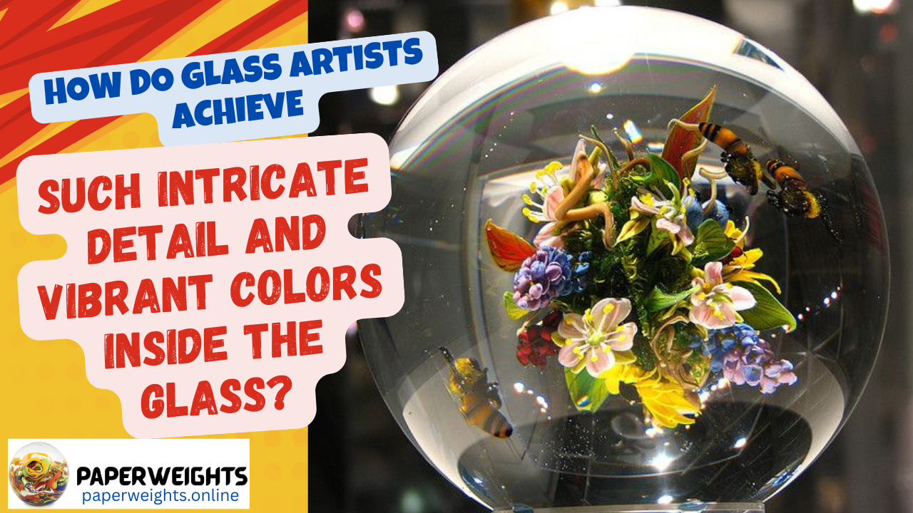 How do Glass Artists achieve such Intricate detail and Vibrant colors Inside the Glass